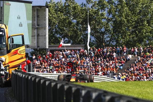Motorsports: FIA Formula One World Championship WM Weltmeisterschaft 2018, Grand Prix of Austria, 3 Daniel Ricciardo (AUS, Aston Martin Red Bull Racing), Spielberg Austria