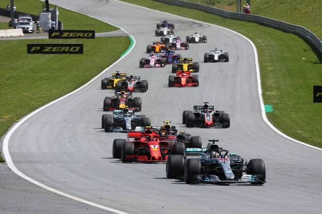 Photo4 LaPresse 01 07 2018 Spielberg, Austria Grand Prix Formula One Austria 2018 In the pic: race, the start  Copyright: xPhoto4 LaPressex