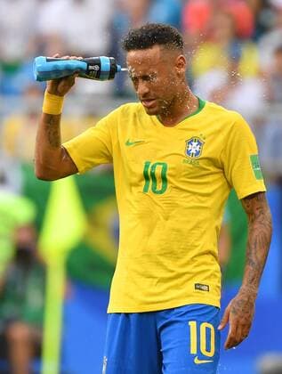(180702) -- SAMARA, July 2, 2018 -- Neymar of Brazil is seen during the 2018 FIFA World Cup WM Weltmeisterschaft Fussball round of 16 match between Brazil and Mexico in Samara, Russia, July 2, 2018. ) (SP)RUSSIA-SAMARA-2018 WORLD CUP-ROUND OF 16-BRAZIL VS MEXICO LixGa 