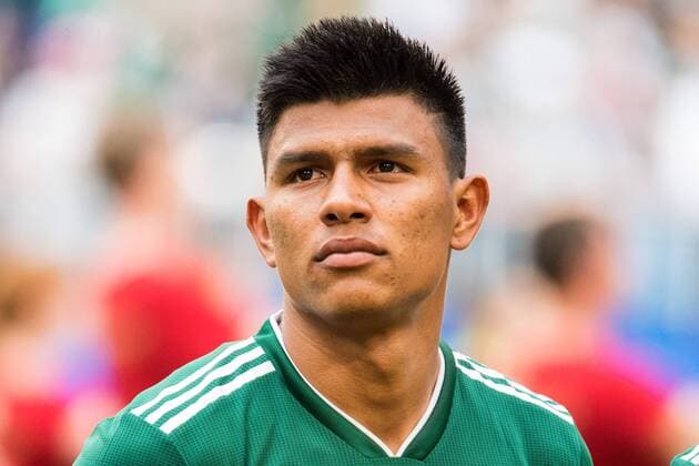 180702 Jesus Gallardo of Mexico prior the FIFA World Cup WM Weltmeisterschaft Fussball round of 16 match between Brazil and Mexico on July 2, 2018 in Samara. Photo: Petter Arvidson BILDBYRAN kod PA AI180702_53f Copyright: PETTERxARVIDSON BB180702PA186