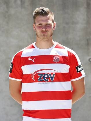Fussball 3.Liga Zwickau, 02.07.2018, Fussball, 3.Liga, FSV Zwickau , Porträttermin 2018 2019 , Im Bild: Nico Beyer ; FSV Zwickau ,
