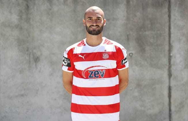 Fussball 3.Liga Zwickau, 02.07.2018, Fussball, 3.Liga, FSV Zwickau , Porträttermin 2018 2019 , Im Bild: Nico Antonitsch ; FSV Zwickau ,
