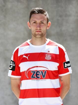 Fussball 3.Liga Zwickau, 02.07.2018, Fussball, 3.Liga, FSV Zwickau , Porträttermin 2018 2019 , Im Bild: Christian Bickel ; FSV Zwickau ,