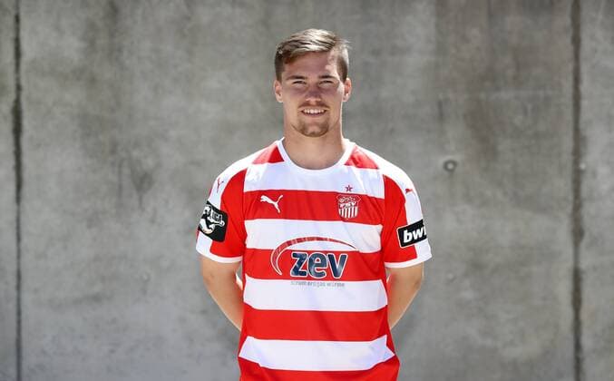 Fussball 3.Liga Zwickau, 02.07.2018, Fussball, 3.Liga, FSV Zwickau , Porträttermin 2018 2019 , Im Bild: Andre Barylla ; FSV Zwickau ,