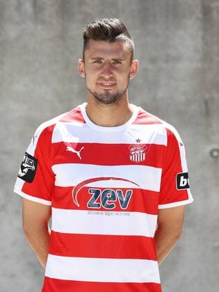 Fussball 3.Liga Zwickau, 02.07.2018, Fussball, 3.Liga, FSV Zwickau , Porträttermin 2018 2019 , Im Bild: Davy Frick ; FSV Zwickau ,