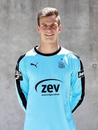 Fussball 3.Liga Zwickau, 02.07.2018, Fussball, 3.Liga, FSV Zwickau , Porträttermin 2018 2019 , Im Bild: Torhüter Matti Kamenz; FSV Zwickau ,