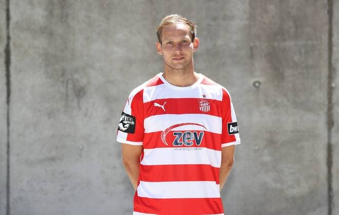 Fussball 3.Liga Zwickau, 02.07.2018, Fussball, 3.Liga, FSV Zwickau , Porträttermin 2018 2019 , Im Bild: Rene Lange ; FSV Zwickau ,