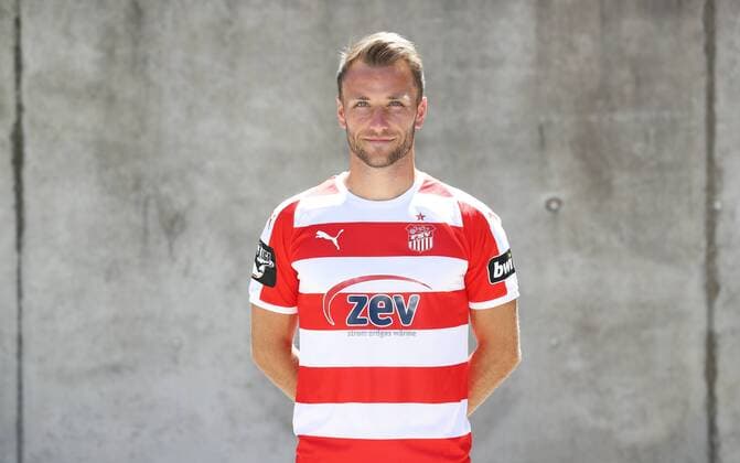 Fussball 3.Liga Zwickau, 02.07.2018, Fussball, 3.Liga, FSV Zwickau , Porträttermin 2018 2019 , Im Bild: Mike Könnecke Koennecke ; FSV Zwickau ,