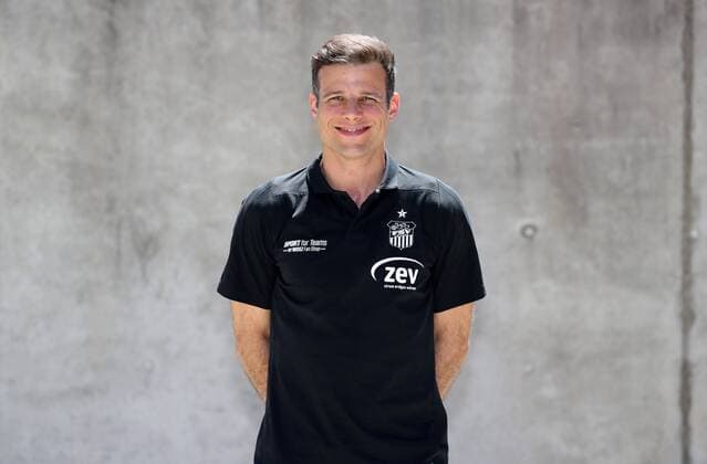Fussball 3.Liga Zwickau, 02.07.2018, Fussball, 3.Liga, FSV Zwickau , Porträttermin 2018 2019 , Im Bild: Torwarttrainer Steffen Süßner Suessner ; FSV Zwickau ,