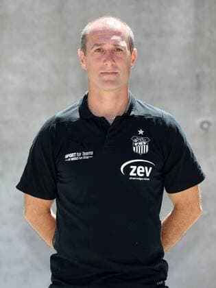 Fussball 3.Liga Zwickau, 02.07.2018, Fussball, 3.Liga, FSV Zwickau , Porträttermin 2018 2019 , Im Bild: Trainer Joe Enochs ; FSV Zwickau ,
