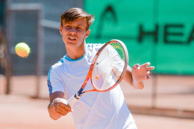 03.07.2018, xexx, Tennis ITF Head CUP, Bruchköbel 2018 v.l. Luis Hochenauer Bruchköbel Hessen Deutschland