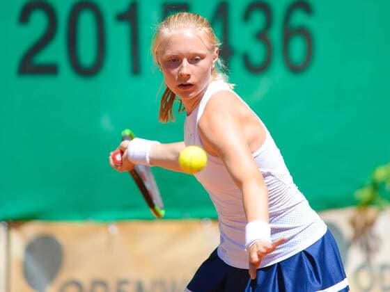 03.07.2018, xexx, Tennis ITF Head CUP, Bruchköbel 2018 v.l. Annika Vrbsky Bruchköbel Hessen Deutschland