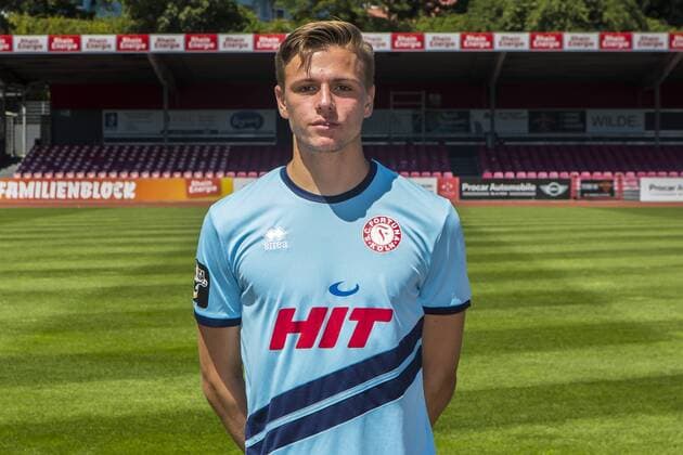 Jannik Bruhns; SC Fortuna Köln; 3. Liga; Porträttermin 2018 2019 Portraittermin SC Fortuna Köln