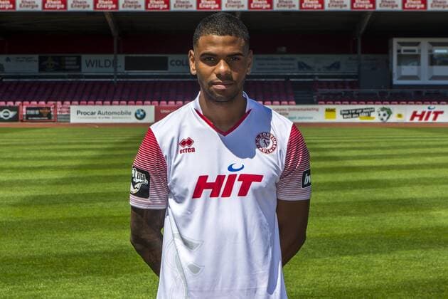 Kwame Yeboah; SC Fortuna Köln; 3. Liga; Porträttermin 2018 2019 Portraittermin SC Fortuna Köln