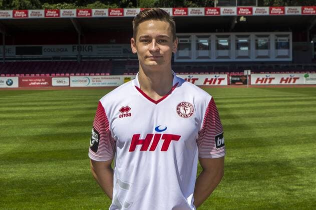 Aaron Eichhorn; SC Fortuna Köln; 3. Liga; Porträttermin 2018 2019 Portraittermin SC Fortuna Köln
