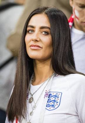 Moskau, 03.07.2018 Fern Hawkins die Freundin von Harry Maguire (England) England - Kolumbien