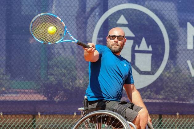 Joao Sanona (POR), 30. German Open Rollstuhltennis 30th German Open Wheelchair Tennis, Berlin, 04.07.2018 4th juli 2018,