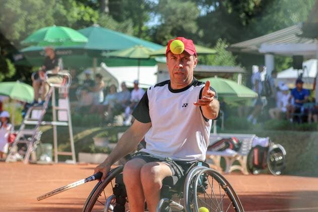 Yuriy Glovin (RUS), 30. German Open Rollstuhltennis 30th German Open Wheelchair Tennis, Berlin, 04.07.2018 4th juli 2018,