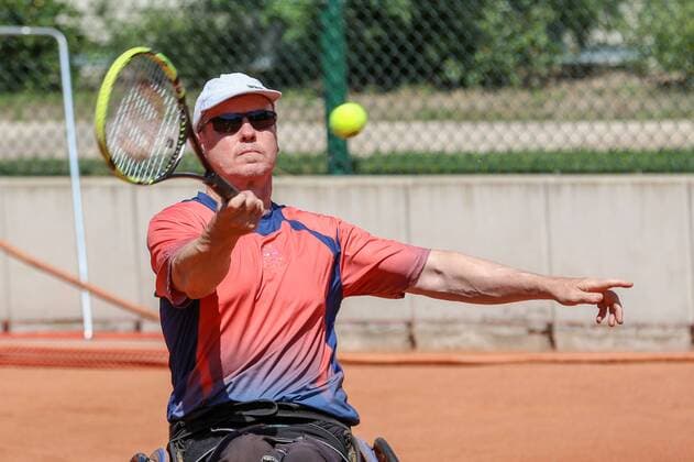Steffen Sommerfeld (GER), 30. German Open Rollstuhltennis 30th German Open Wheelchair Tennis, Berlin, 04.07.2018 4th juli 2018,
