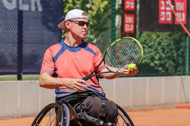 Steffen Sommerfeld (GER), 30. German Open Rollstuhltennis 30th German Open Wheelchair Tennis, Berlin, 04.07.2018 4th juli 2018,