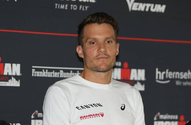 05.07.2018, Deutschland, Frankfurt am Main Pressekonferenz zum Mainova IRONMAN European Championship EM Europameisterschaft Frankfurt 2018 Jan Frodeno IRONMAN World Champion 2015&2016 *** 05 07 2018 Germany Frankfurt am Main Mainova press conference IRONMAN European Championship Frankfurt 2018 Jan Frodeno IRONMAN World Champion 2015 2016