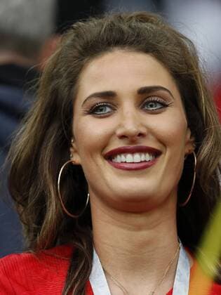 Kieran Trippier partner Charlotte Trippier looks on during the 2018 FIFA World Cup WM Weltmeisterschaft Fussball Russia round of 16 match between Columbia and England at the Spartak stadium on July 03, 2018 in Moscow, Russia FIFA World Cup 2018 Russia 2017 2018 xVIxVIxImagesx xMauricexvanxSteenxWKxIVx 11398612