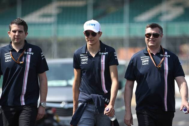 Photo4 LaPresse 05 07 2018 Silverstone, England Grand Prix Formula One England 2018 In the pic: Esteban Ocon (FRA) Sahara Force India F1 VJM11  Copyright: xPhoto4 LaPressex