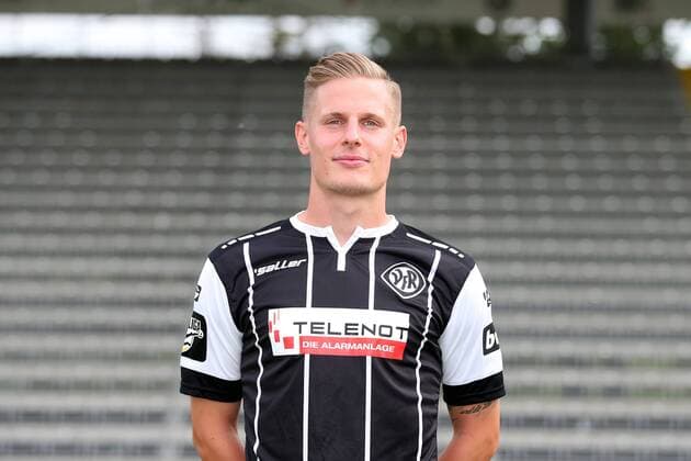 Patrick Schorr ( VfR Aalen ), VfR Aalen, 3.Liga, Portraettermin 2018 2019, VfR Aalen, 3.Liga, Portraettermin 2018 2019 05.07.18 Aalen Copyright: xEIBNER HarryxLangerx EP_HLR