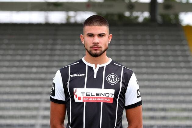 Antonios Papadopoulos ( VfR Aalen ), VfR Aalen, 3.Liga, Portraettermin 2018 2019, VfR Aalen, 3.Liga, Portraettermin 2018 2019 05.07.18 Aalen Copyright: xEIBNER HarryxLangerx EP_HLR