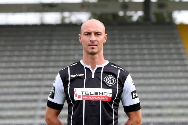 Matthias Morys ( VfR Aalen ), VfR Aalen, 3.Liga, Portraettermin 2018 2019, VfR Aalen, 3.Liga, Portraettermin 2018 2019 05.07.18 Aalen Copyright: xEIBNER HarryxLangerx EP_HLR