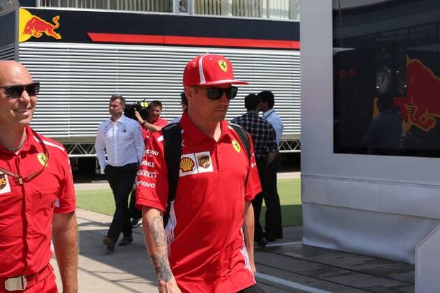 Photo4 LaPresse 05 07 2018 Silverstone, England Grand Prix Formula One England 2018 In the pic: Kimi Raikkonen (FIN) Scuderia Ferrari SF71H  Copyright: xPhoto4 LaPressex
