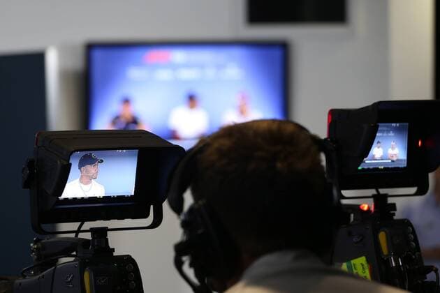 Photo4 LaPresse 05 07 2018 Silverstone, England Grand Prix Formula One England 2018 In the pic: Official Fia press conference PK Pressekonferenz atmopshere  Copyright: xPhoto4 LaPressex