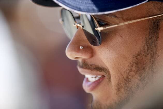 Sport-Bilder des Tages Motorsports: FIA Formula One World Championship WM Weltmeisterschaft 2018, Grand Prix of Great Britain, 44 Lewis Hamilton (GBR, Mercedes AMG Petronas Motorsport), Silverstone Great Britain