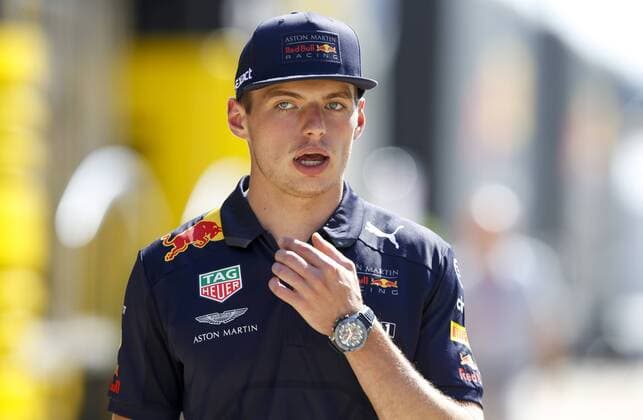 Motorsports: FIA Formula One World Championship WM Weltmeisterschaft 2018, Grand Prix of Great Britain, 33 Max Verstappen (NLD, Aston Martin Red Bull Racing), Silverstone Great Britain