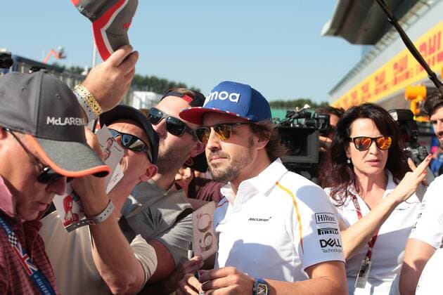 Photo4 LaPresse 05 07 2018 Silverstone, England Grand Prix Formula One England 2018 In the pic: Fernando Alonso (ESP) McLaren Renault MCL33  Copyright: xPhoto4 LaPressex