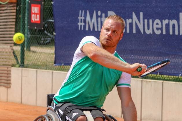 Maikel Scheffers (NED) 1 , 30. German Open Rollstuhltennis 30th German Open Wheelchair Tennis, Berlin, 05.07.2018 5th july 2018,