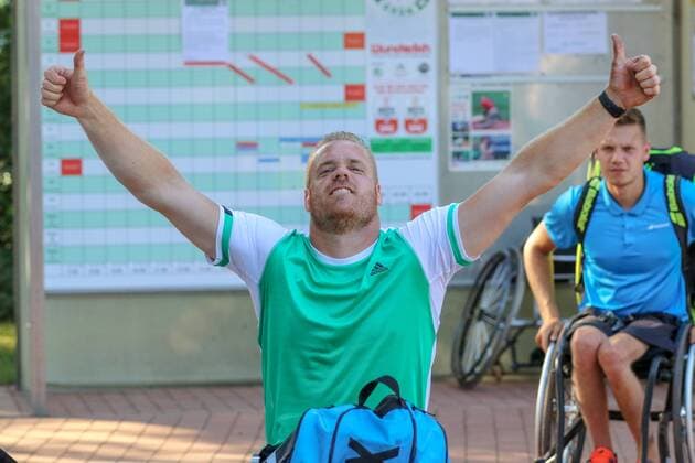 Maikel Scheffers (NED) 1 , 30. German Open Rollstuhltennis 30th German Open Wheelchair Tennis, Berlin, 05.07.2018 5th july 2018,