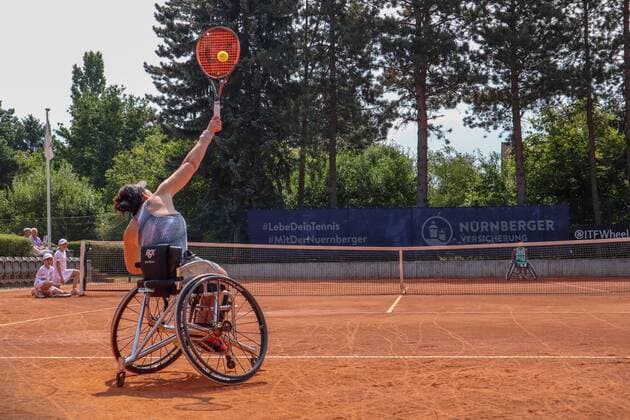 Sport-Bilder des Tages Katharina Krueger (GER) 2 , 30. German Open Rollstuhltennis 30th German Open Wheelchair Tennis, Berlin, 05.07.2018 5th july 2018,