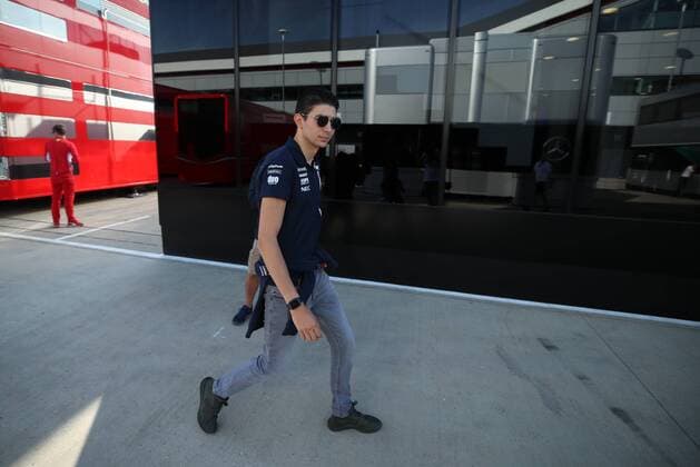 Esteban Ocon (Sahara Force India F1 Team) AUT, FIA, Formel 1, Grosser Preis von Grossbritannien Silverstone Copyright: xEIBNER Illmannx EX_EER