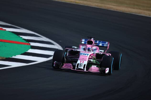 Sergio Perez (Sahara Force India F1 Team) AUT, FIA, Formel 1, Grosser Preis von Grossbritannien Silverstone Copyright: xEIBNER Illmannx EX_EER