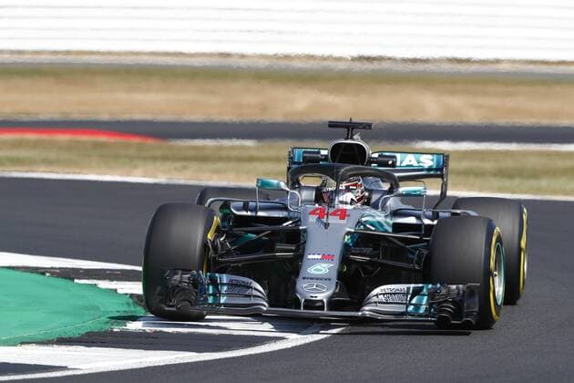 Motorsports: FIA Formula One World Championship WM Weltmeisterschaft 2018, Grand Prix of Great Britain, 44 Lewis Hamilton (GBR, Mercedes AMG Petronas Motorsport), Silverstone Great Britain