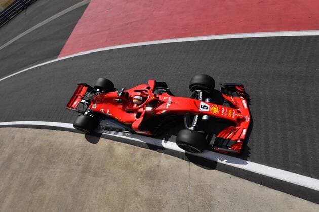 Sport-Bilder des Tages Sebastian Vettel, Scuderia Ferrari, formula 1 GP, Great Britain in Silverstone 06.07.2018 Photo:mspb Jerry Andre Sebastian Vettel, formula 1 GP, Great Britain 2018