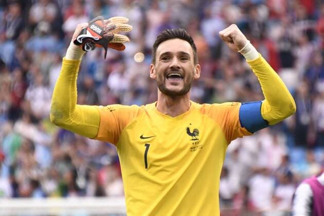 WM 2018, Uruguay - Frankreich 01 HUGO LLORIS (FRA) - JOIE FOOTBALL : Uruguay vs France - Coupe du Monde 2018 - 1 4 de Finale - 06 07 2018 AnthonyBIBARD FEP Panoramic 