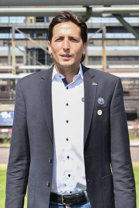 GER, offizieller Fototermin Porträttermin Portraettermin MSV Duisburg Sportdirektor Ivo Grlic; MSV Duisburg; 2.BL, Porträttermin 2018 2019, hoch, hochformat