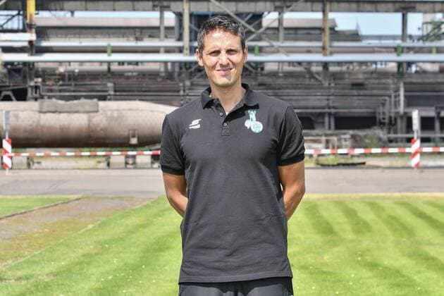 GER, offizieller Fototermin Porträttermin Portraettermin MSV Duisburg Fitness- Trainer Miro Lusic; MSV Duisburg; 2.BL, Porträttermin 2018 2019 quer, Querformat