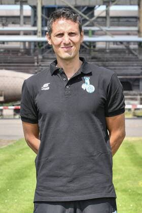 GER, offizieller Fototermin Porträttermin Portraettermin MSV Duisburg Fitness- Trainer Miro Lusic; MSV Duisburg; 2.BL, Porträttermin 2018 2019 hoch, Hochformat
