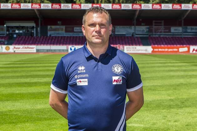 Trainer Uwe Koschinat; SC Fortuna Köln; 3. Liga; PortraÌˆttermin 2018 2019 Portraittermin SC Fortuna Köln