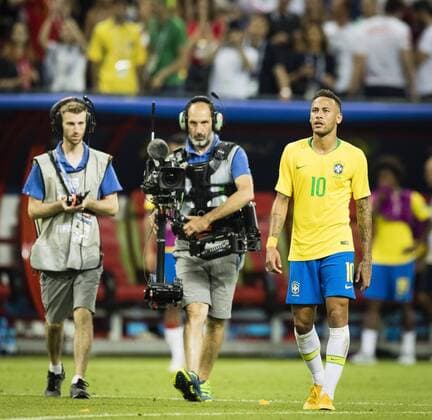 Kasan, 06.07.2018 Neymar (Brasilien) Brasilien - Belgien