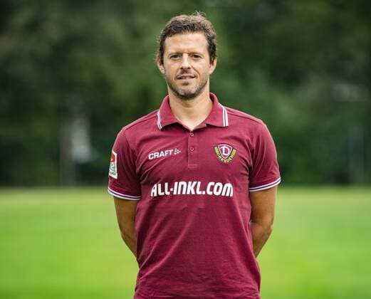 Philippe Hasler; SG Dynamo Dresden; 2.BL, Porträttermin, Saison 2018 2019, Freitag (06.07.2018). Philippe Hasler (Athletiktrainer).