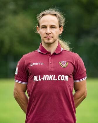 Physiotherapeut Tobias Lange; SG Dynamo Dresden; 2.BL, Porträttermin, Saison 2018 2019, Freitag (06.07.2018). Physiotherapeut Tobias Lange.